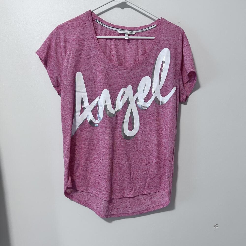 Victoria Secret Angel Pink Tee Women's size M